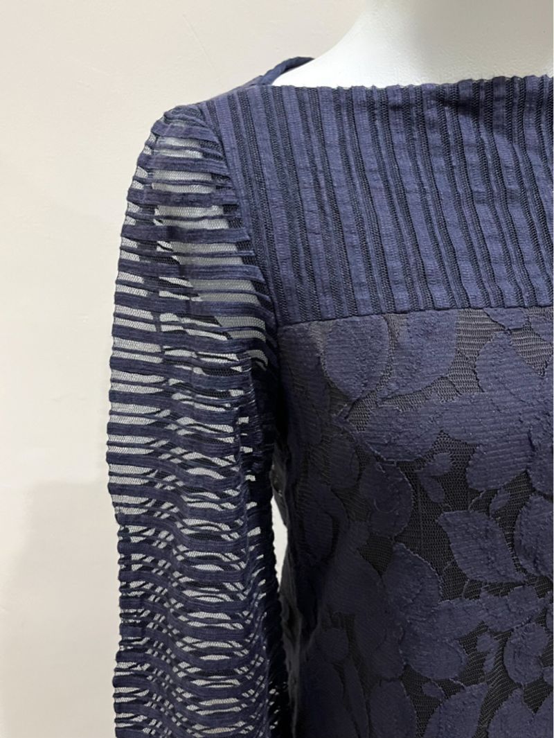 Tory Burch Navy Lace Top, foto 2