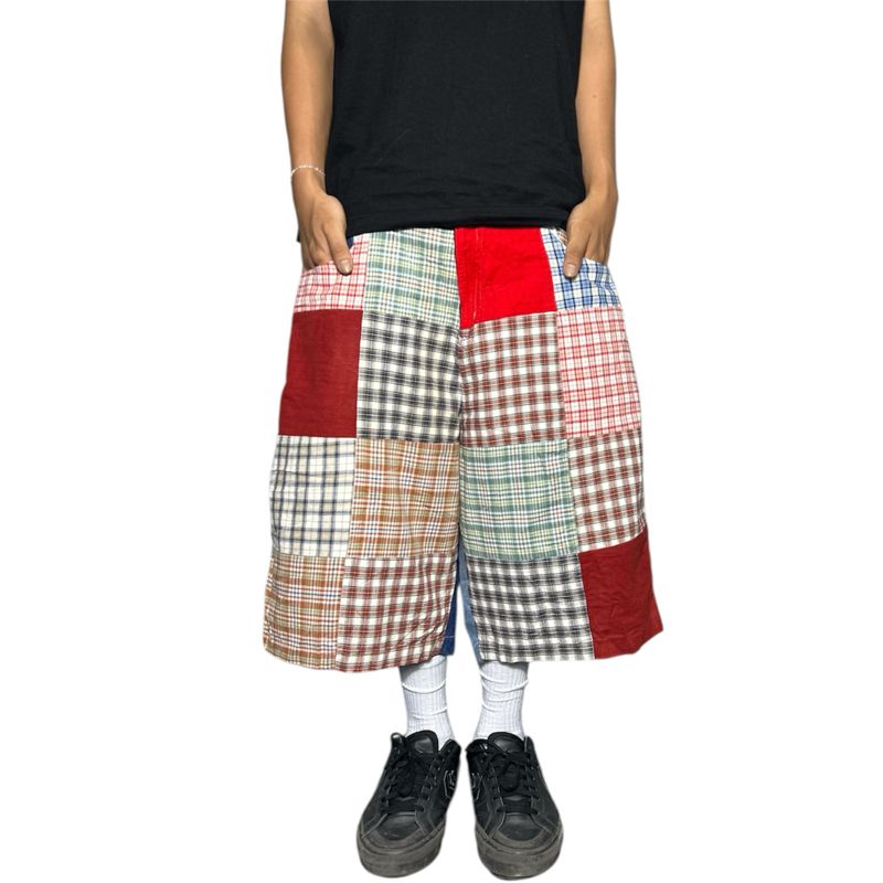 Patchwork jorts pants, foto 2