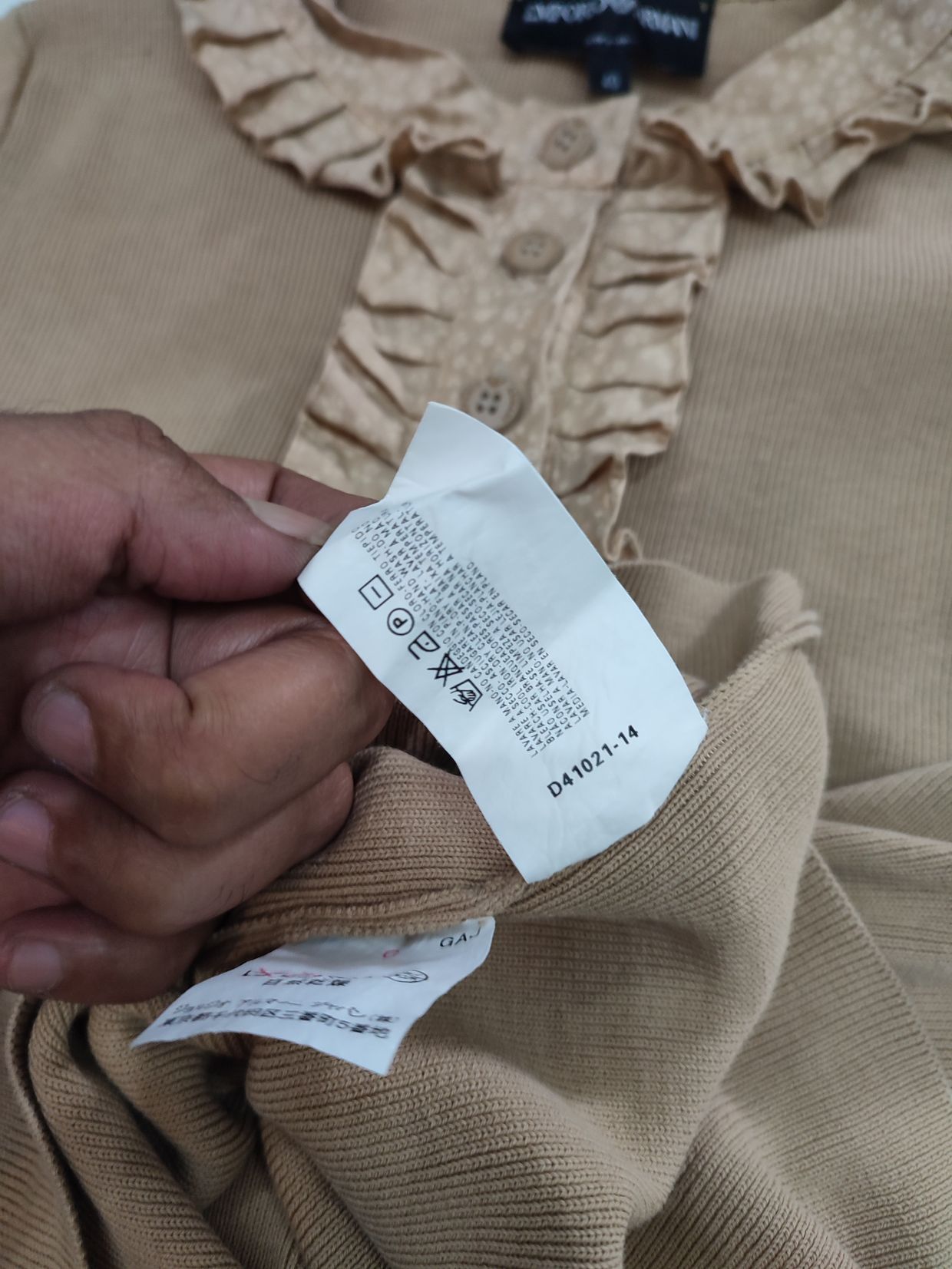 Emporio Armani Knit Flowers Pattern Authentic, foto 5