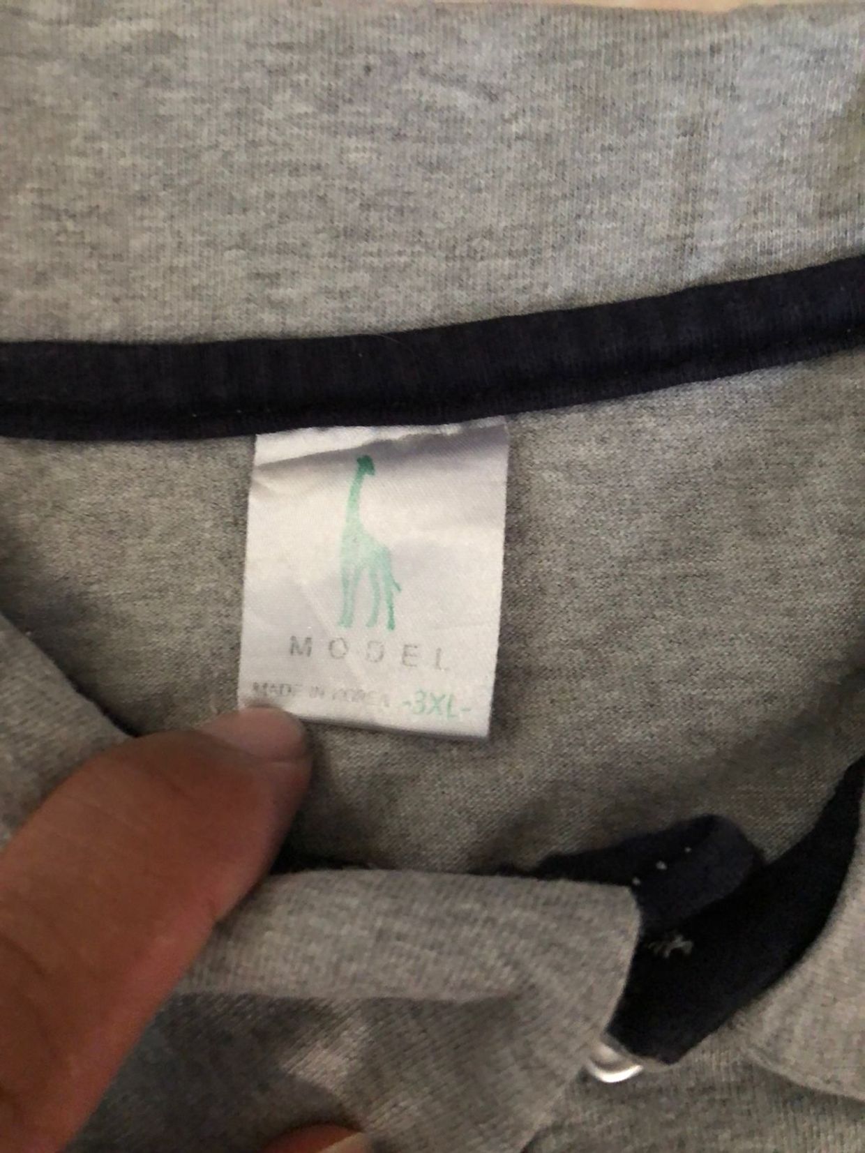 Casual Polo shirt Pria gray, foto 2