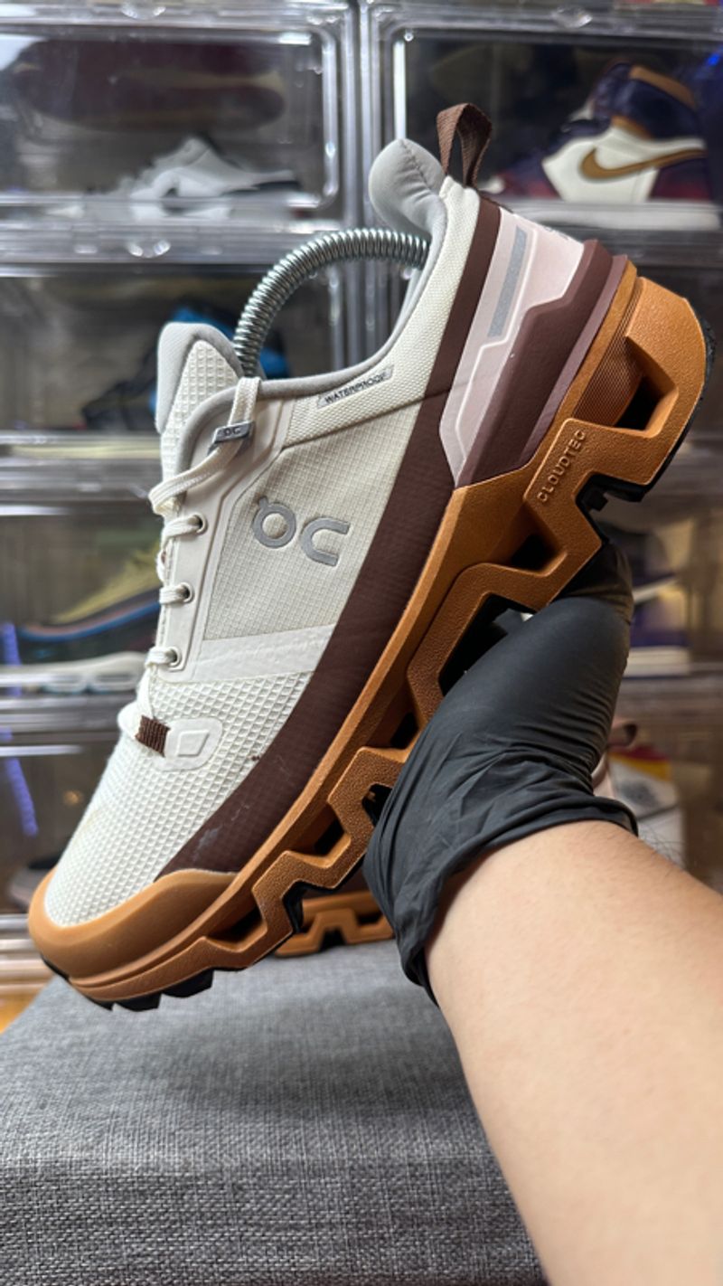 ON CLOUD RUNNING WATERPROOF BEIGE BROWN , ON CLOUD RUNNING B, foto 7