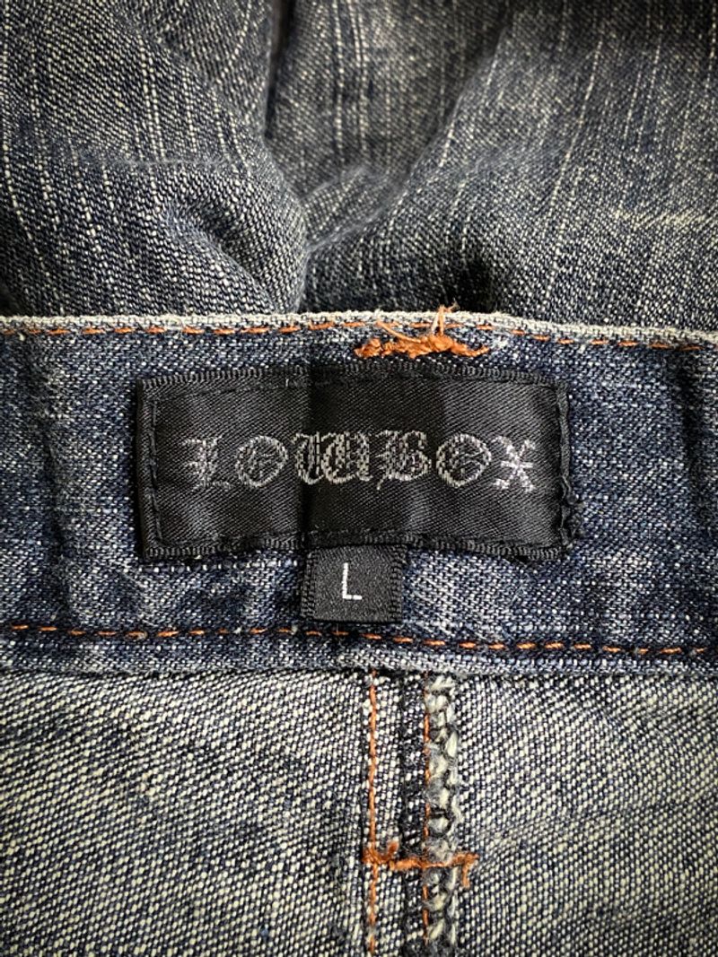 2000s Lowbox Mud Wash Distressed Jeans, foto 7