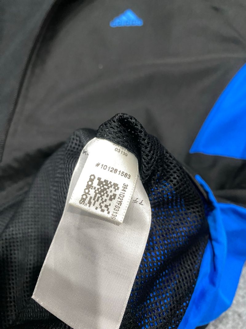 Adidas Windbreaker Jacket Black & Blue, foto 6
