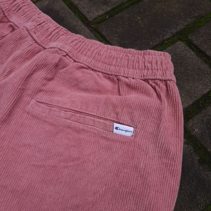 Celana Pendek Champion Corduroy Pink, foto 4