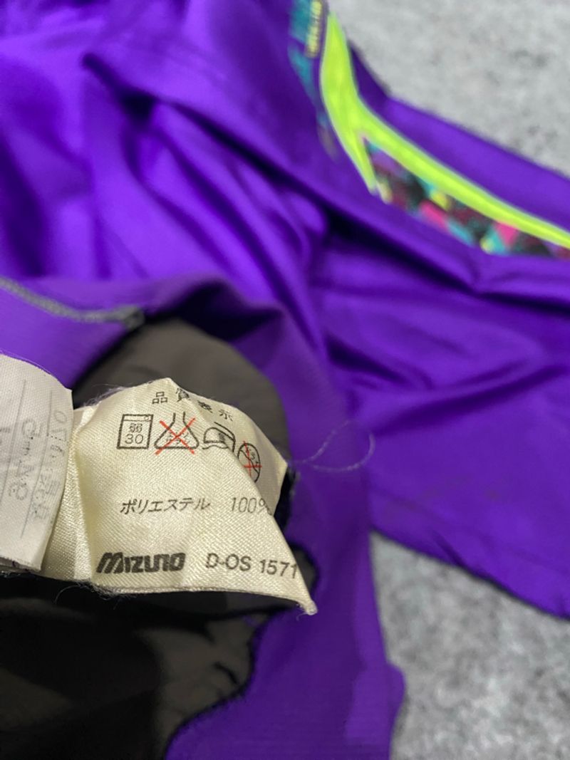 Vintage Racing Jacket Mizuno Superstar Purple, foto 7