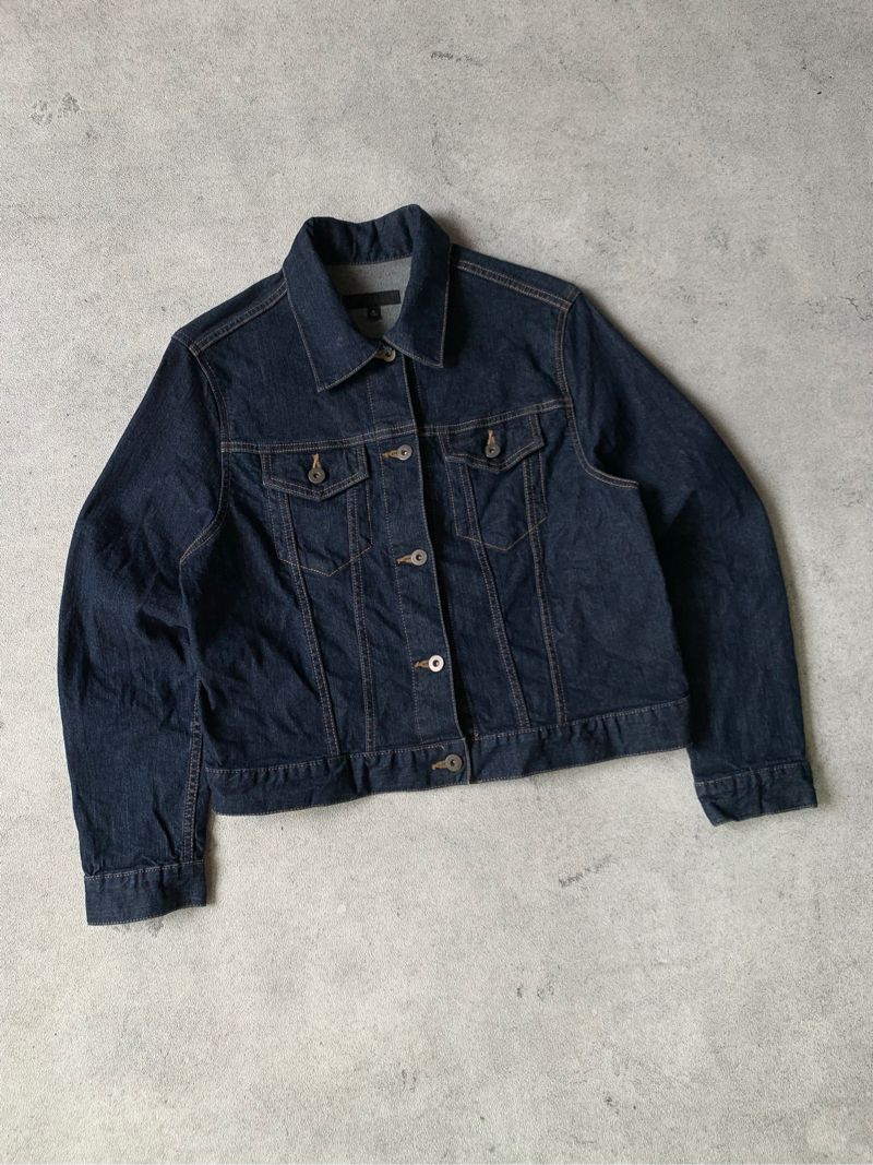 Uniqlo Blue Indigo Trucker Denim Jacket, foto 2