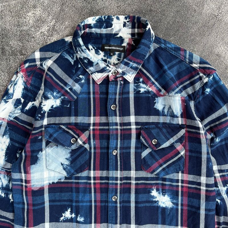 Semantic Design Flannel Shirt, foto 2