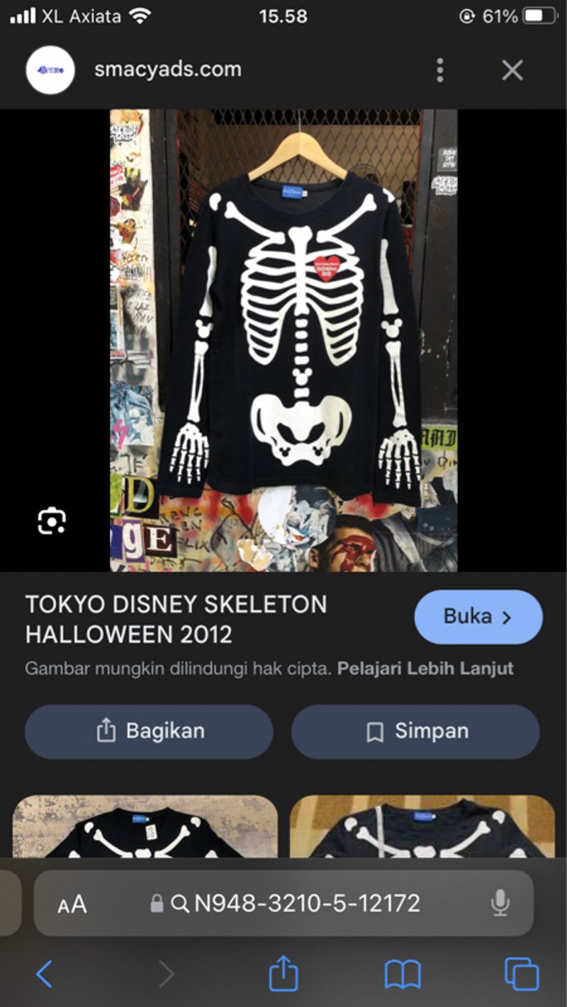 Longsleeve disney tokyo halloween 2012, foto 5