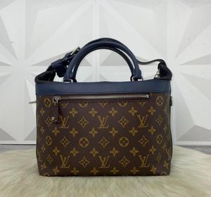 Louis Vuitton Cruiser Top Handle Bag Brown black monogram