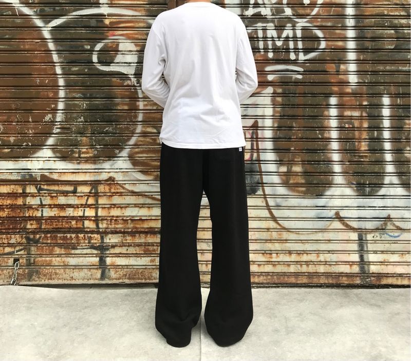 SWEAT PANTS BAGGY BLACK - KEEP IT WILD, foto 3