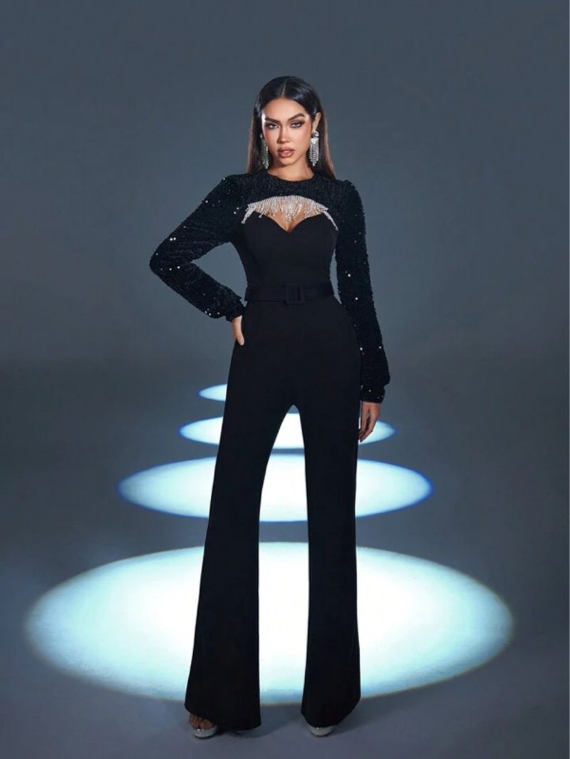 Formal Black Jumpsuit, foto 3