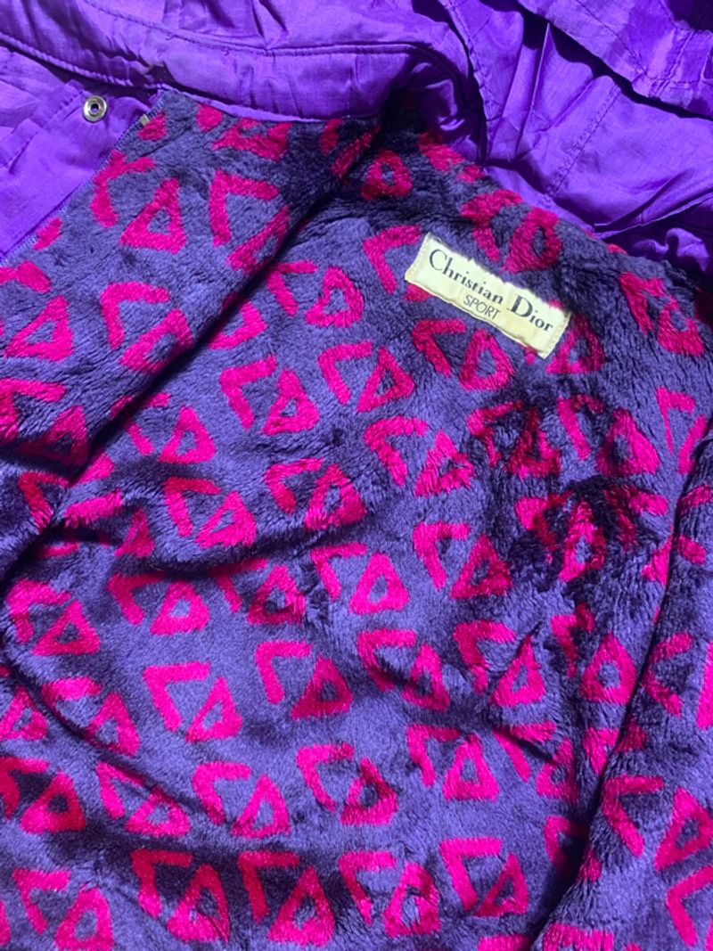 Vintage 90s Christian Dior Monogram Inner padded jacket, foto 5