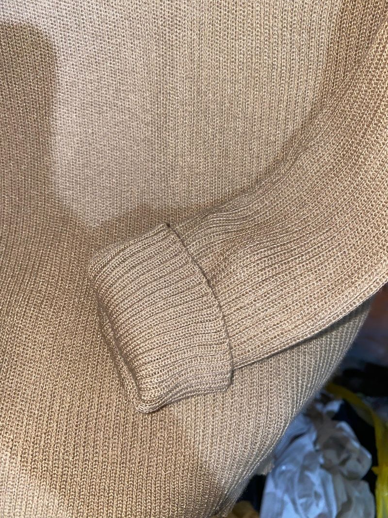Sweater rajut khaki, foto 4
