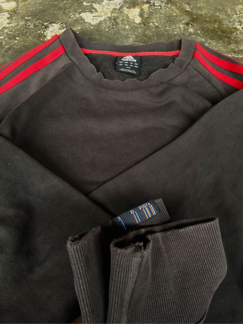 Adidas Sweatshirts hitam, foto 4