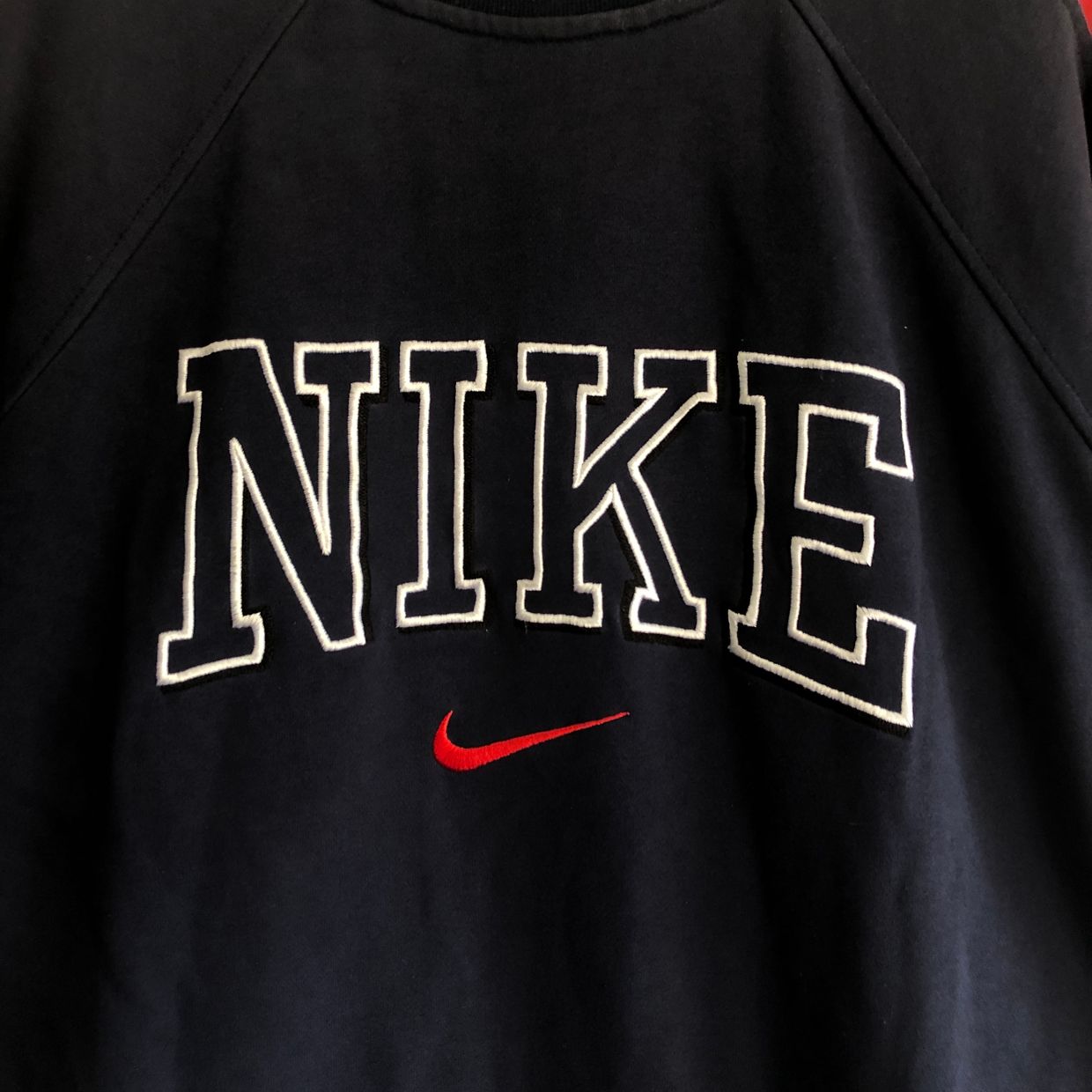 Nike Casual Sweatshirt Pria navy, foto 3