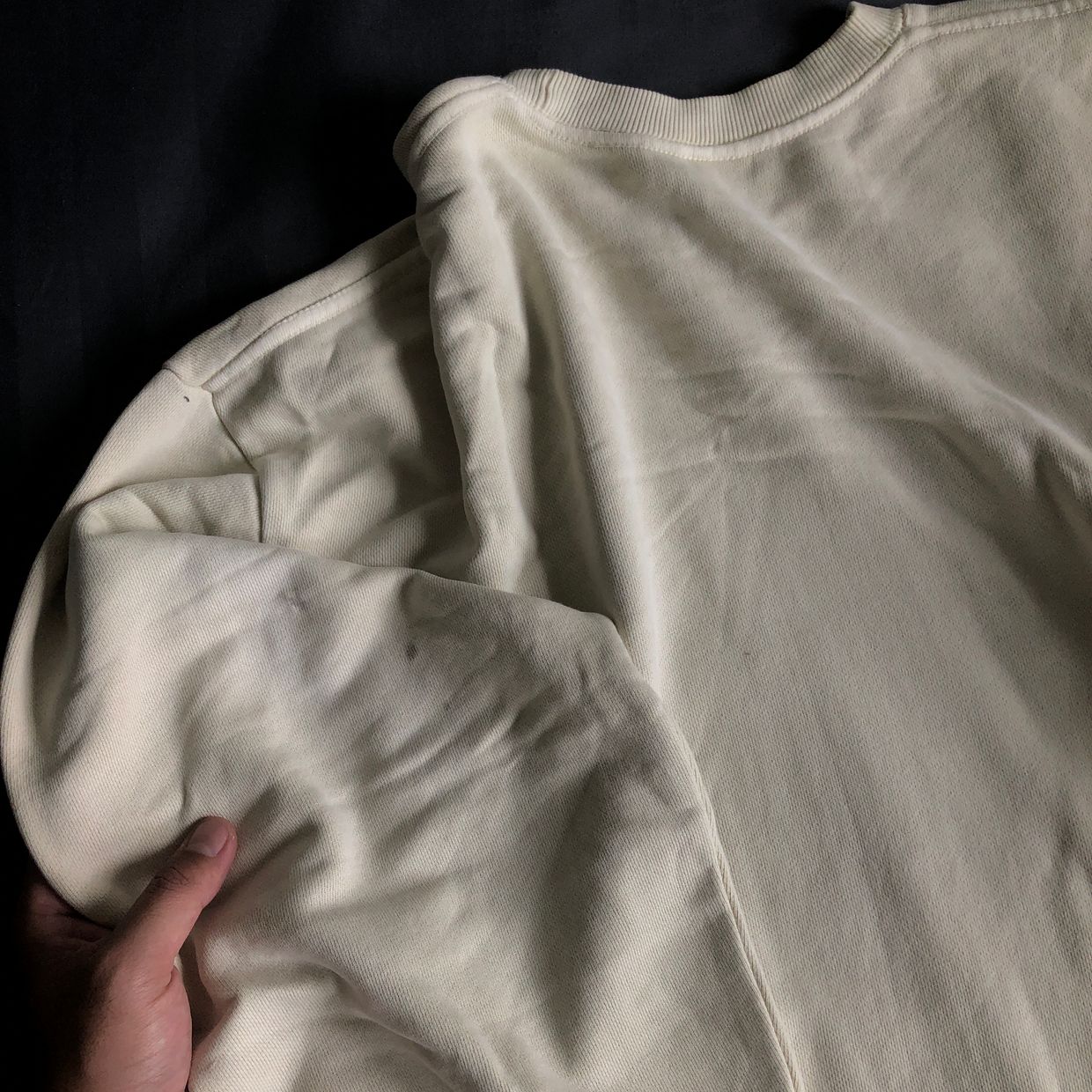 Casual Sweatshirt Pria cream, foto 6