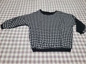 Blouse/Sweater Kontras Houndstooth Black-White