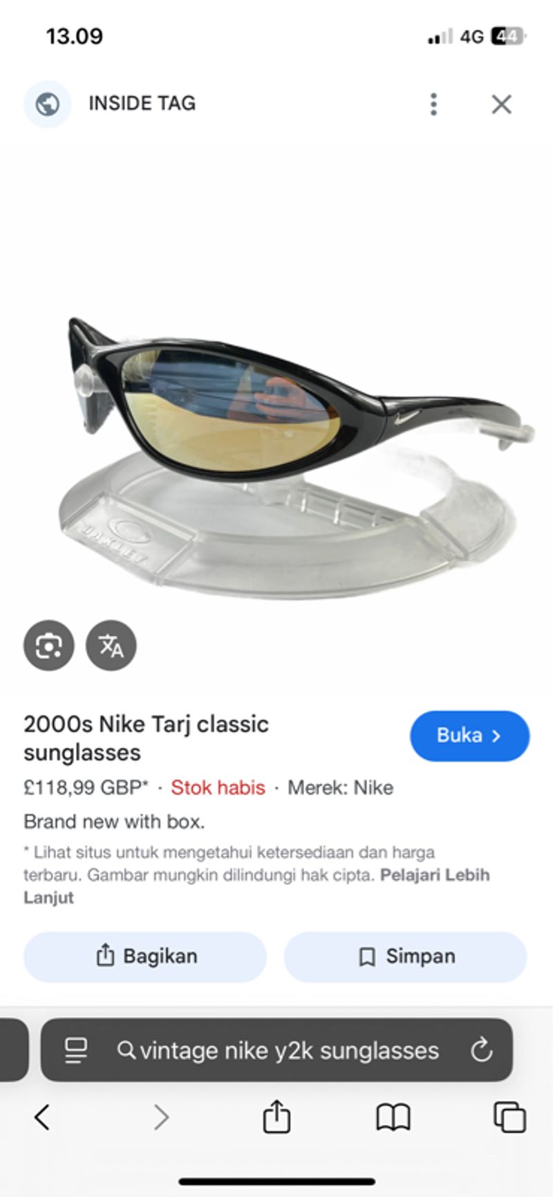Y2K nike sunglasses, foto 6