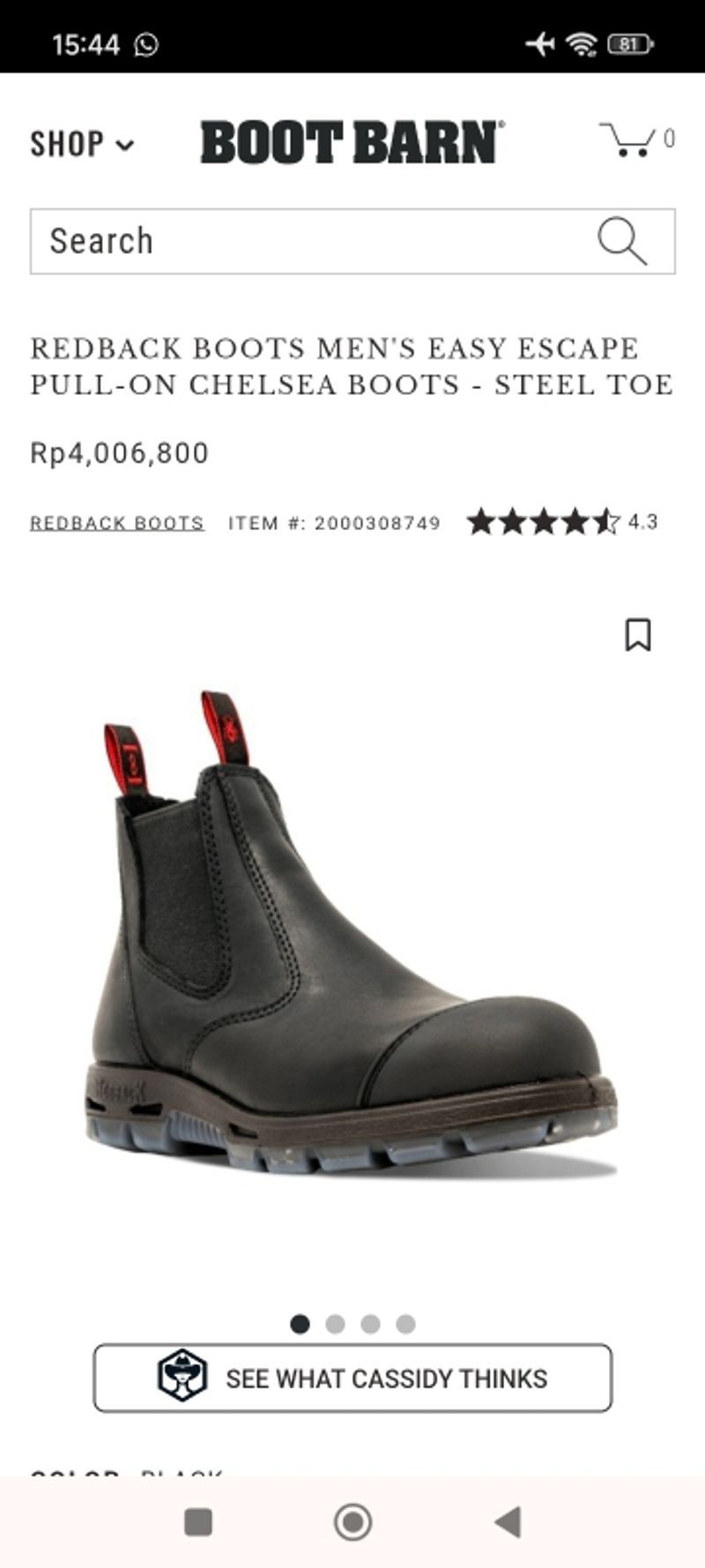 Redback Easy Escape Chelsea Boots Made in Aussie, foto 2