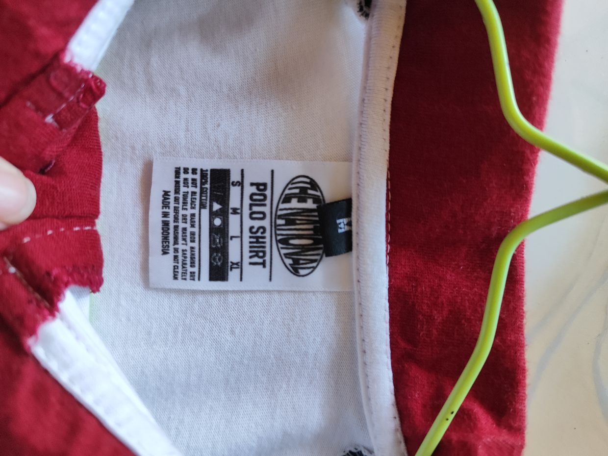 Y2K Polo shirt Pria red, foto 2