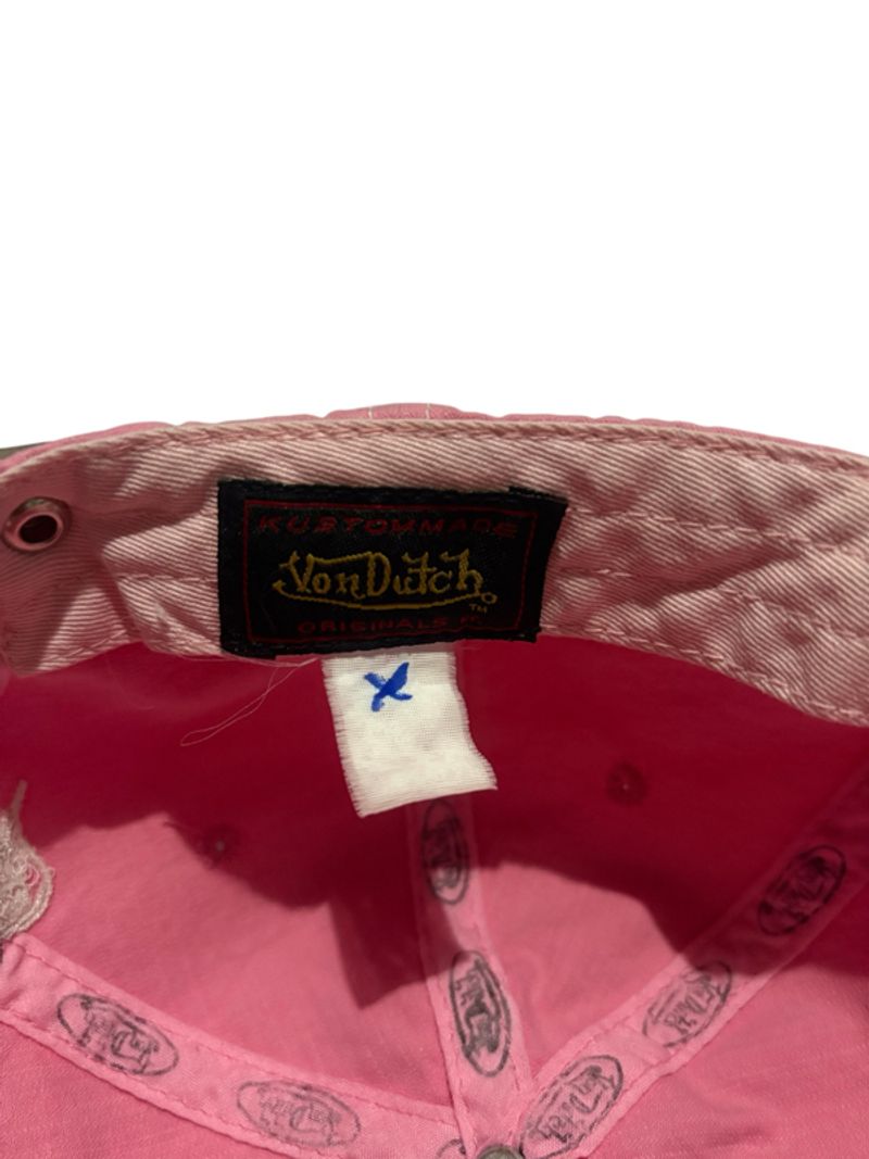 Von dutch distressed pink baseball cap, foto 3