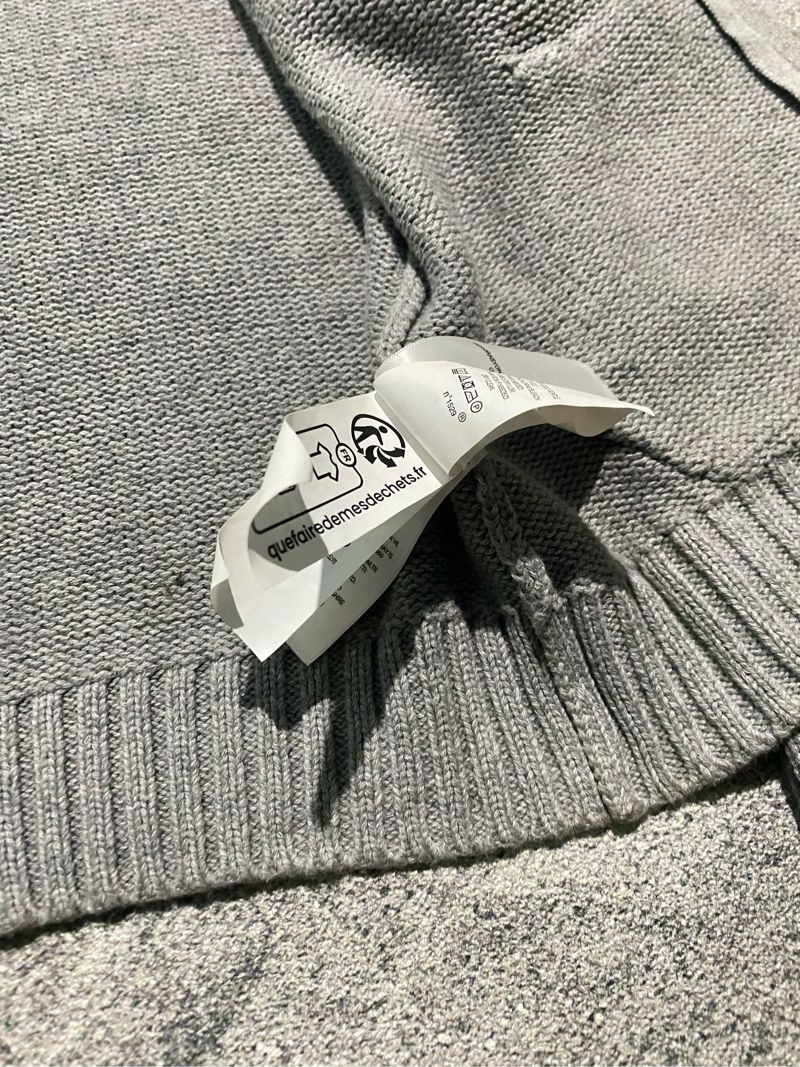Knit full zip grey barcode, foto 4
