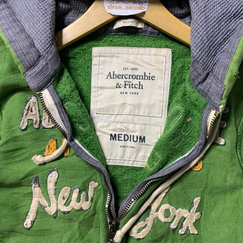 Hoodie Zipper Abercrombie destroyer, foto 7