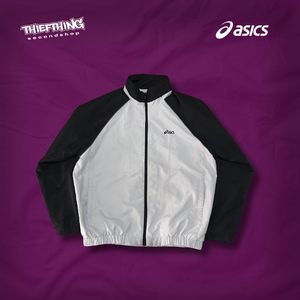 LEGITS 🔥 | ASICS WINDBREAKER LIGHT GREY AND BLACK