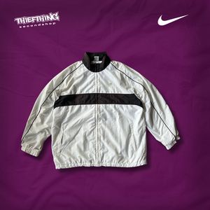 LEGITS 🔥 | NIKE WINDBREAKER WHITE & BROWN
