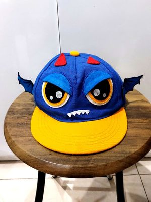 Topi Anak Karakter Dragon Naga Monster Biru Kuning Topi Lucu