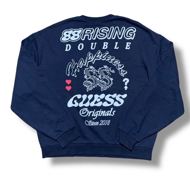 Guess x 88 Rising Navy Crewneck, foto 2