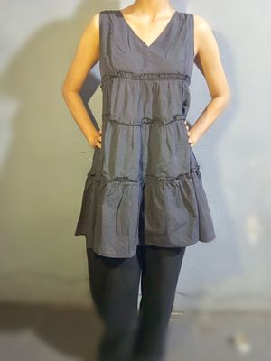 DRESS BABYDOLL HITAM CANTIK😍