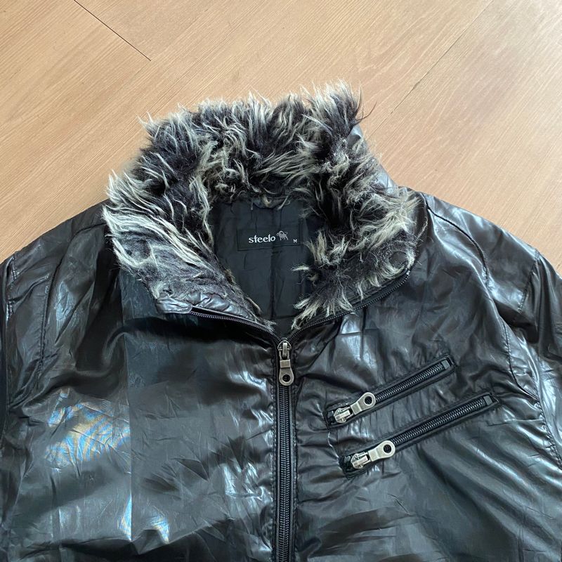 japanese brand vkei steelo fur jacket, foto 4