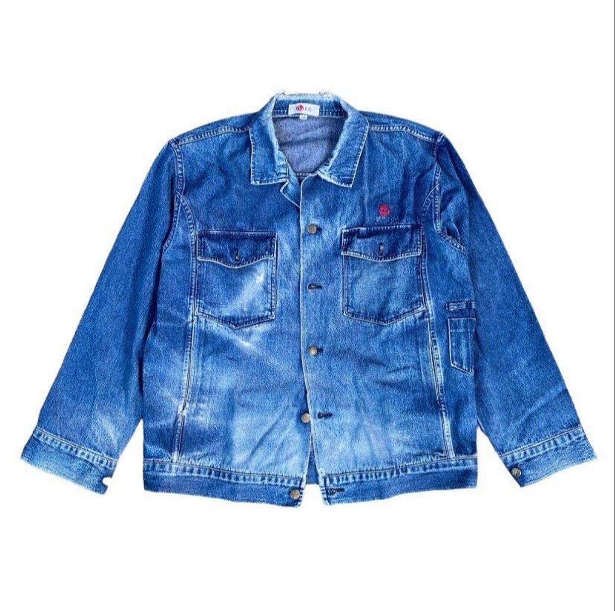Streetwear Casual Casual shirt Pria blue