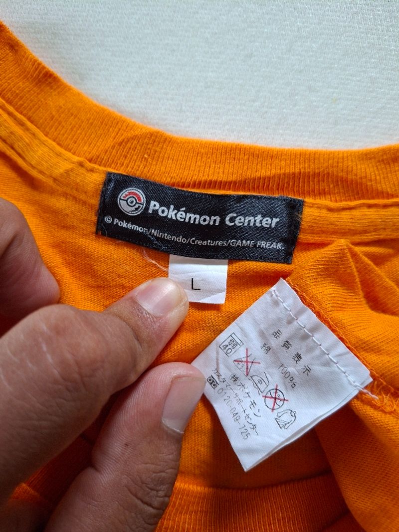 KAOS POKEMON CENTER PIKACHU ORIGINAL 100%, foto 3