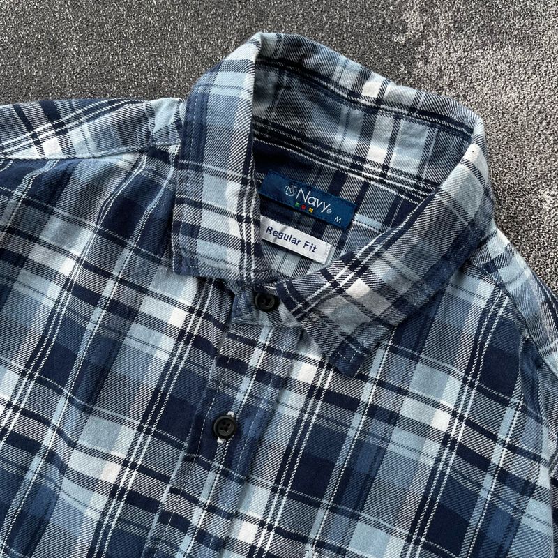 Navy Flannel Shirt, foto 4