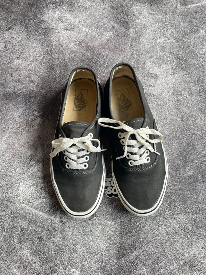 Sepatu Vans Authentic Low Black White, foto 3