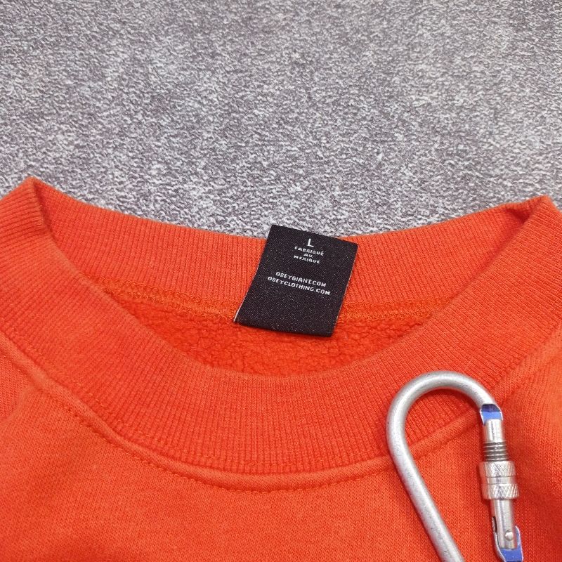 Crewneck obey orange, foto 4