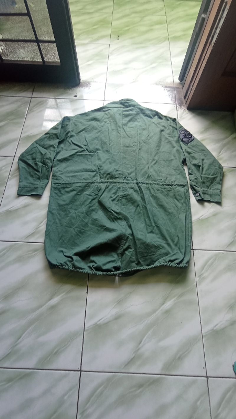 Jaket Parka Vintage Army Militer, foto 5