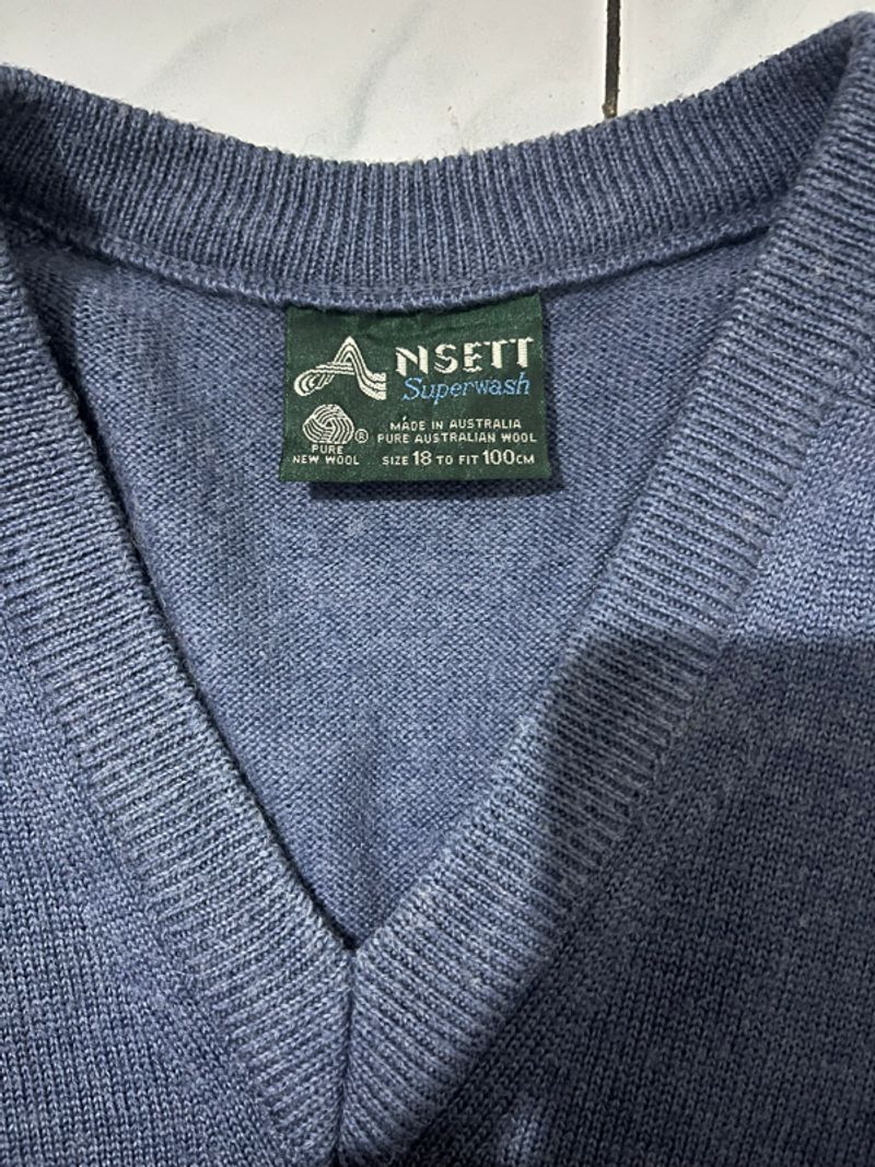 australia wool sweater v neck, foto 2