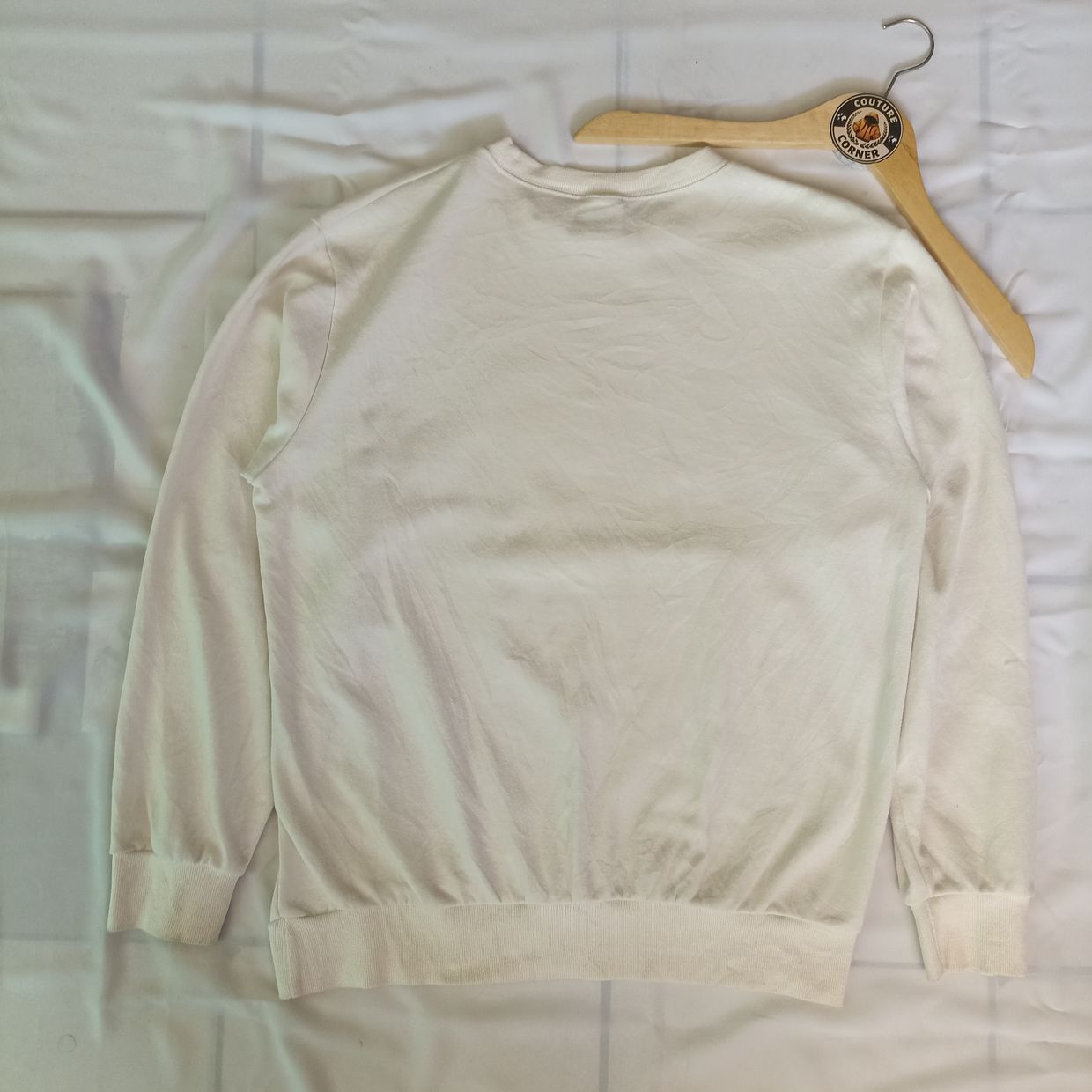 Casual Sweater Pria white, foto 5