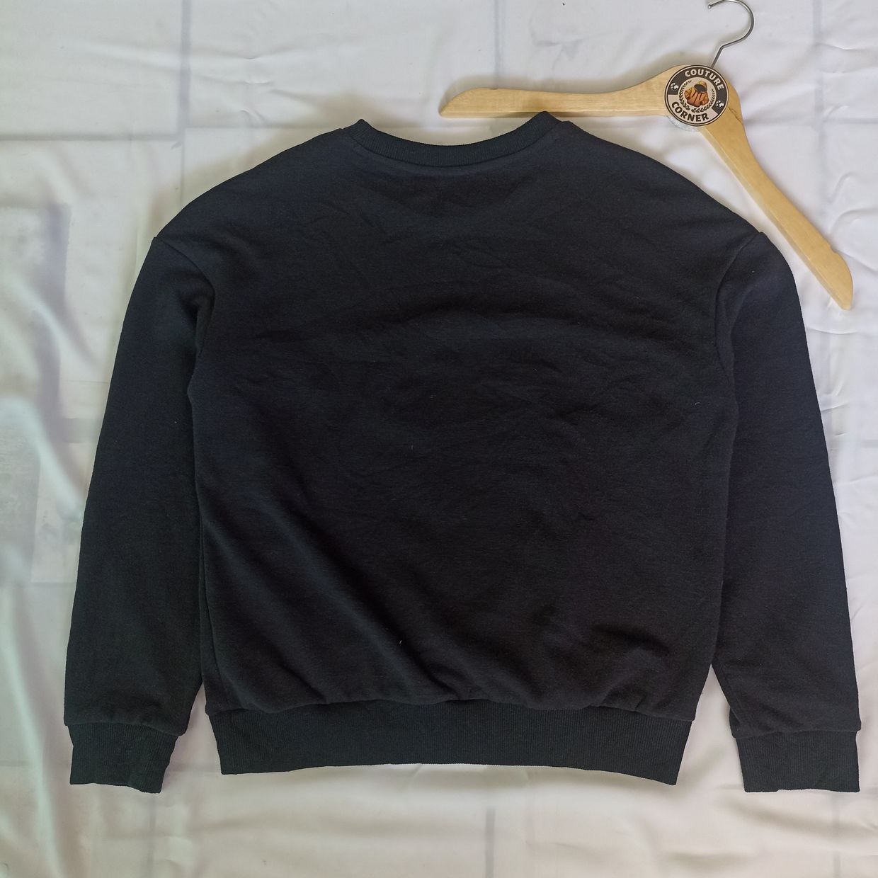 Fila Casual Sweater Pria black, foto 4