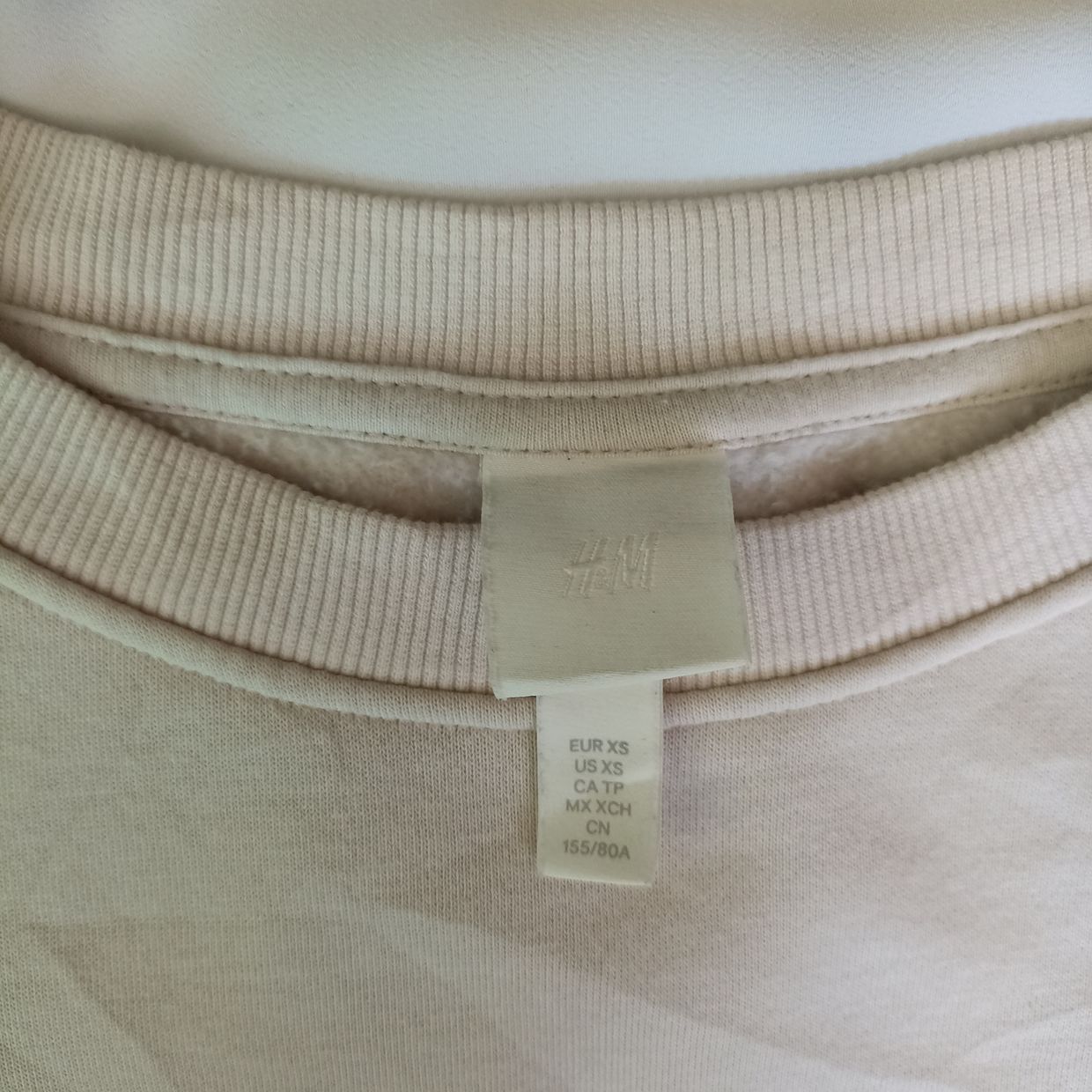 H&M Casual Sweater Pria cream, foto 3