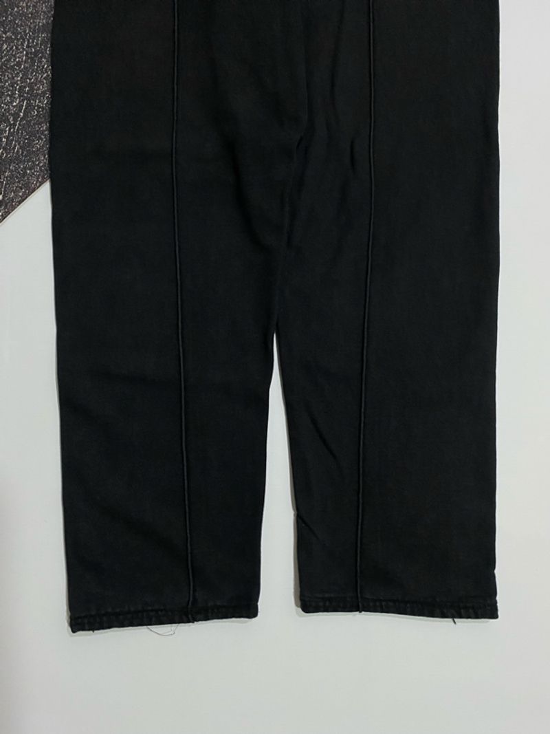 CELANA SWETPANTS HITAM PECAH POLA, foto 5