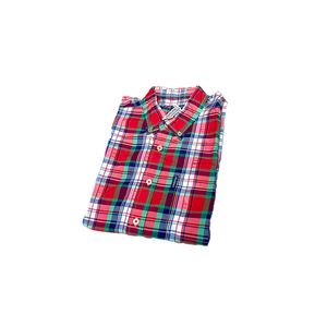 KANGOL England Plaid Casual Pocket Shirt
