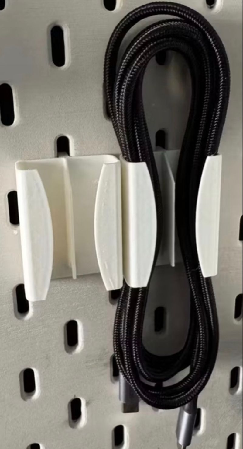 PegBoard Wall Shelf Kabel Holder Versi Original, foto 3