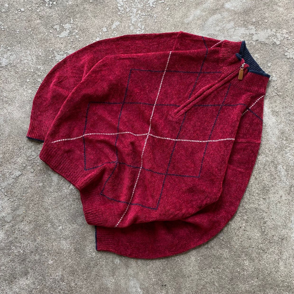 Vintage Sweater Pria red, foto 2