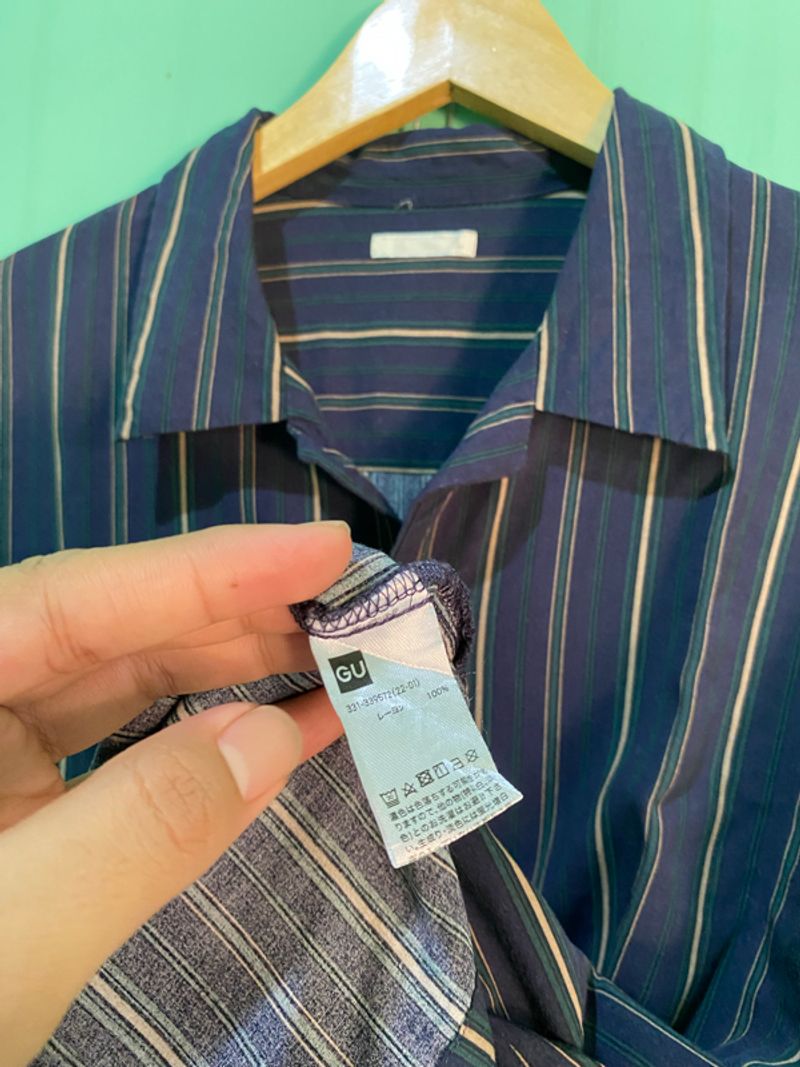 Kemeja open collar Gu, foto 2