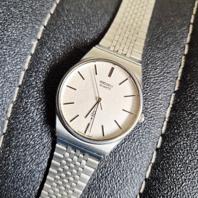 Seiko Quartz White Texture Dial Original - Jam Tangan Pria, foto 4