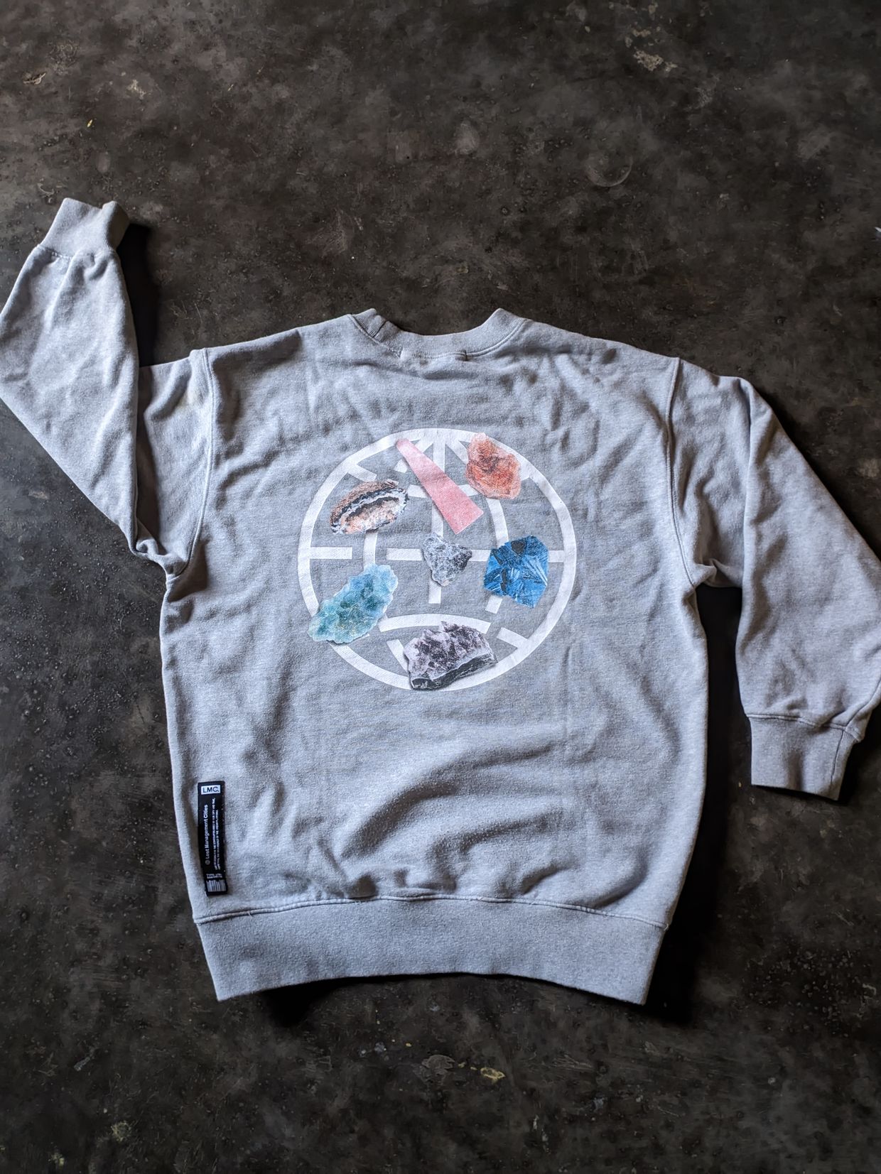 LMC Streetwear Sweater Pria gray, foto 3